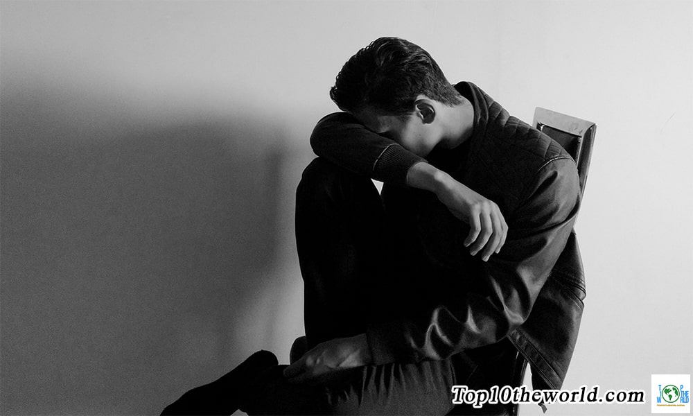 Top 10 suicide rates by country