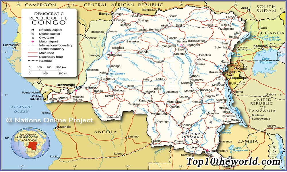 The Democratic Republic of the Congo - Top 10 poorest countries in the world