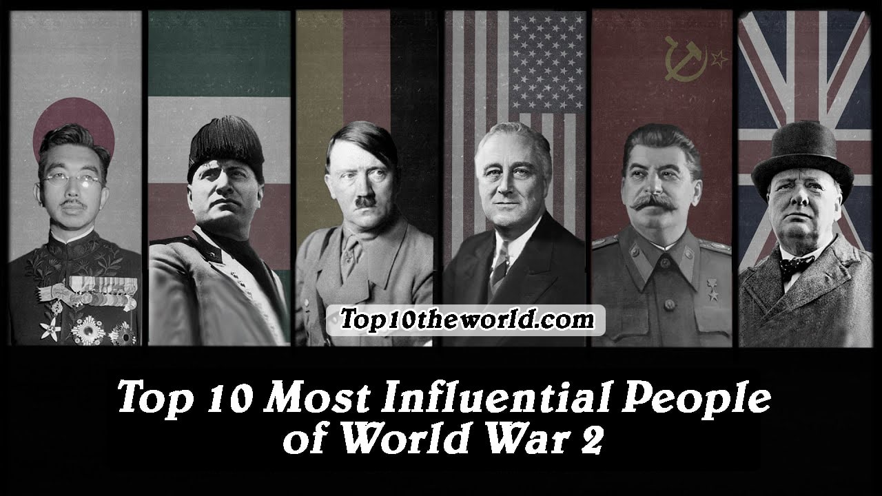 Top 10 Most Influential People of World War 2