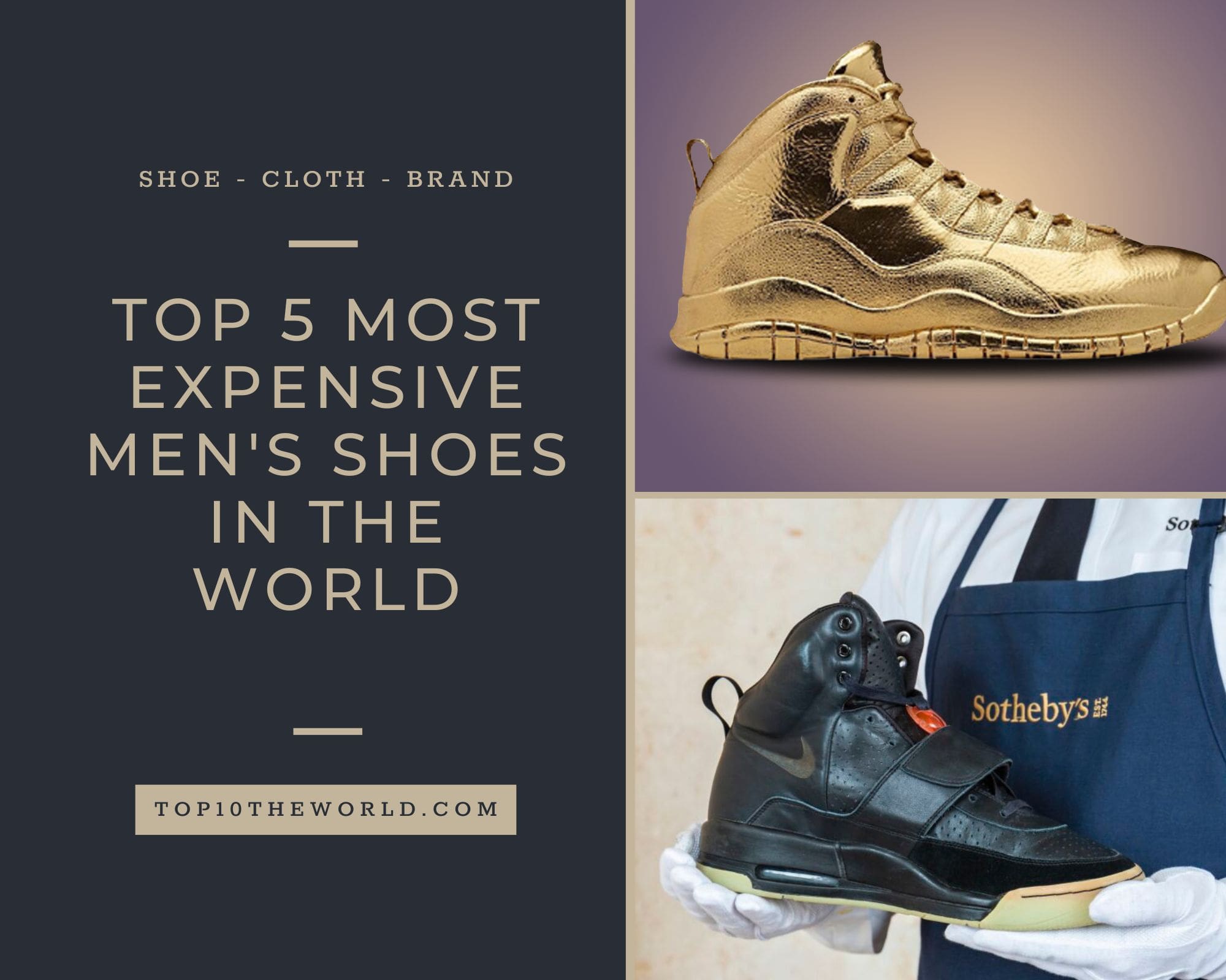 Top 5 Most Expensive Men's Shoes in the world - Top10theworld.com